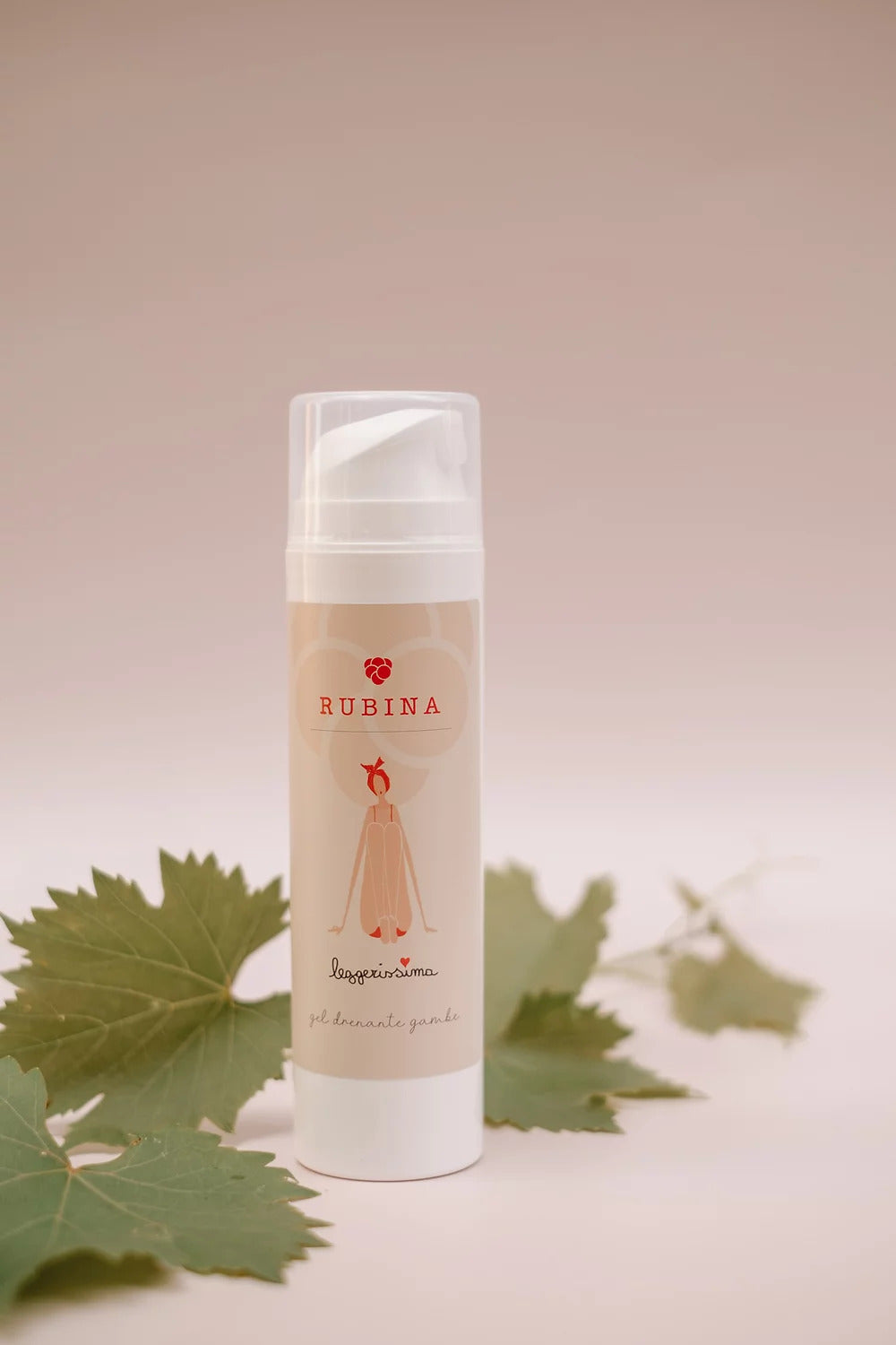 Gel "LEGGERISSIMA" Drenante GAMBE con estratti d'Uva e Acqua Organica di foglie di Vite